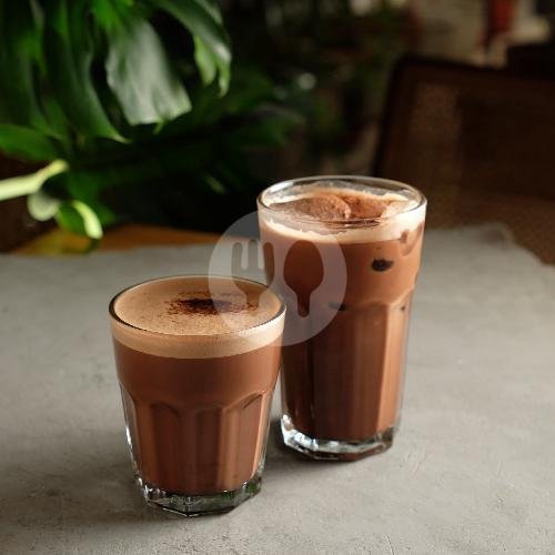 Hot Caffe Latte menu Lekoh Coffee, Sindang Sirna