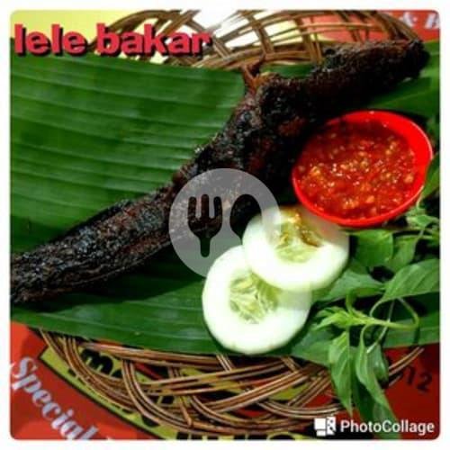 Nasi + Lele bakar menu Pecel Lele Kremes & Bakar 