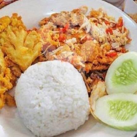 Paket Ayam Geprek Krispi Cabe Ijo menu Warmindo Ronal Briyan, Condongcatur