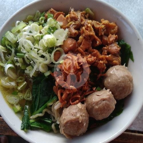 Nasi putih menu Mie Ayam Bakso Pak Pendek, Puspanjolo Tengah