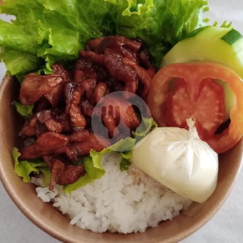 Rice Bowl Chicken Popcorn menu SAMBAL LAYAH BU WARNI, Jebres
