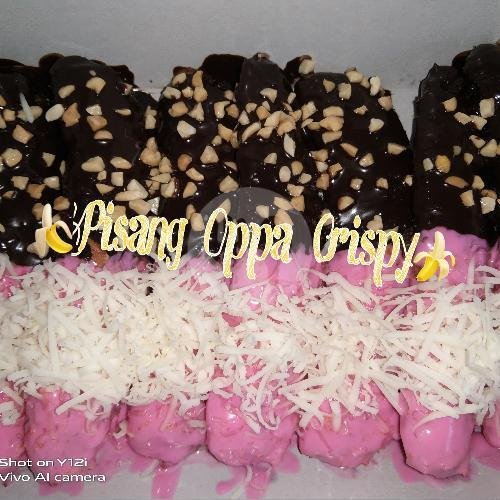 Coklat Kj.Kc menu Pisang Crispy Oppa Eca, Cigandamekar Cibuntu