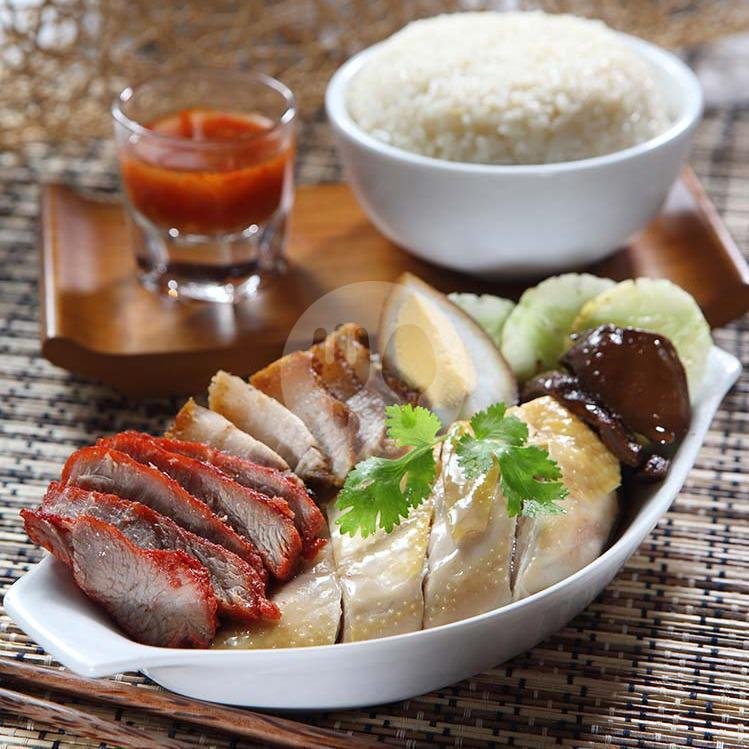 Nasi Hainam Ayam - Telur menu Apollo Nasi Ayam Hainam, Kedoya