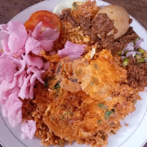 Nasi Goreng + Rendang (Tanpa Telor) menu Nasi Goreng Padang Pasan Mande, Samping AA Residence