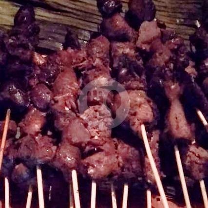 Sate Kulit menu Angkringan Mas Pino Jogja, Pondok Gede Raya