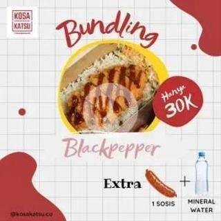 1 Paket Katsu BBQ + 1 Paket Katsu Original + 1 Javana Dingin menu Kosakatsu, Jebres