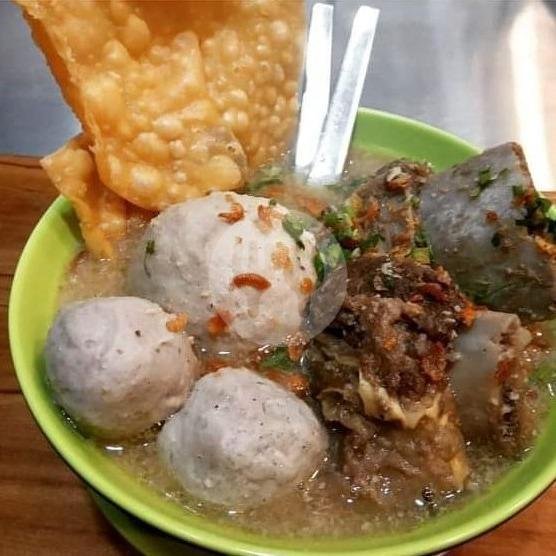 Bakso Urat Rusuk menu Bakso Solo Samrat, Mangga Besar