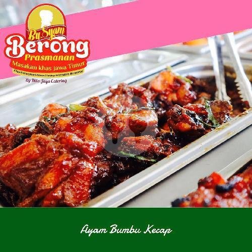 Telur Bali menu Berong Prasmanan Bu Syam, Gayungan