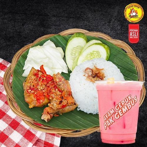 ORI 2 menu Ayam Gepuk Pak Gembus, Kebon Sirih Bandung