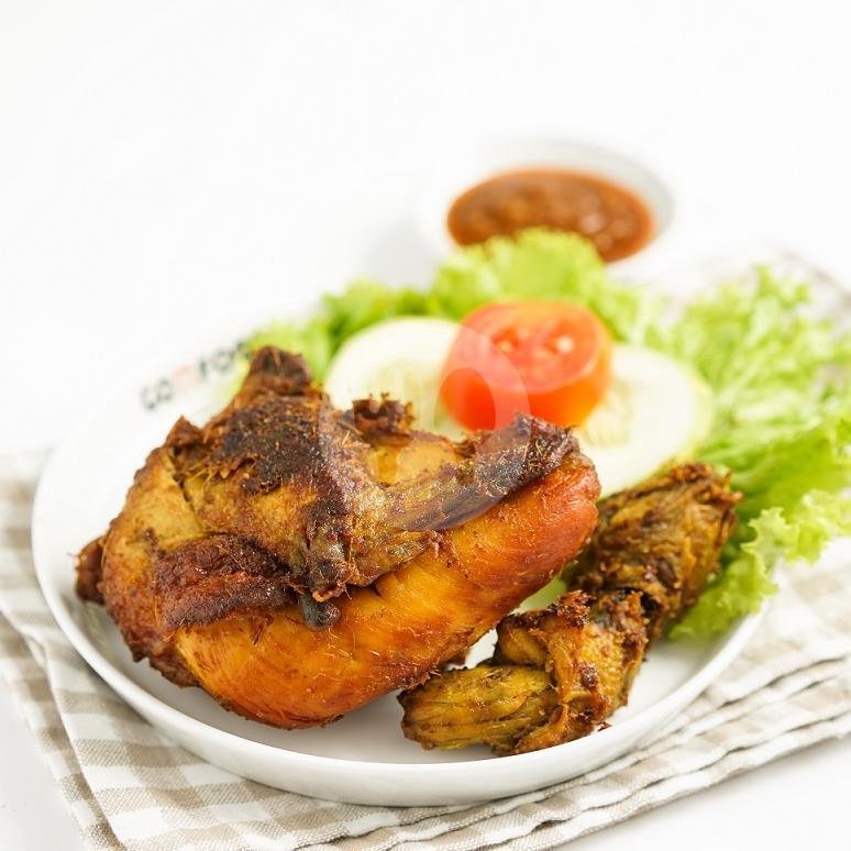 Ayam Bakar Bumbu Rujak menu Warung Bu Kris, Ruko Raya Menganti