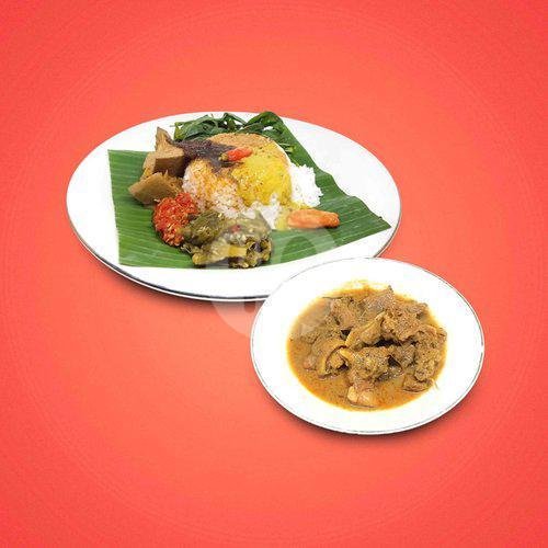 Nasi Gulai Tunjang/kikil menu Rumah Makan Padang Piala 1, Kebon Jeruk