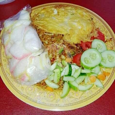 Nasi Goreng Pete menu Nasi Goreng Gila Mas Nauval, Pasar Baru
