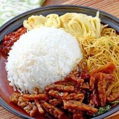 Nasi Putih menu Rica-Rica Mentok Pring Kuning, Taman