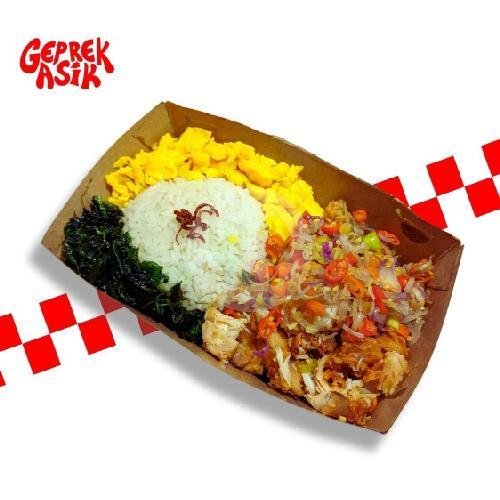 Paket Ayam Geprek + Es Teh menu Geprek ASIK, Batang
