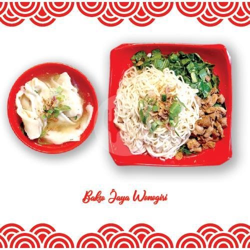 Mie Ayam/Yamin Bakso Kecil 2 menu Bakso Jaya Wonogiri, Bangka