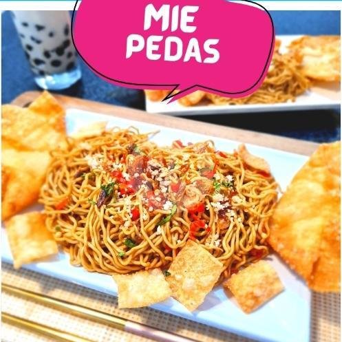 Mie Ayam Original Gepuk + Bakso menu Mie Ayam Bawain, Kayuringin