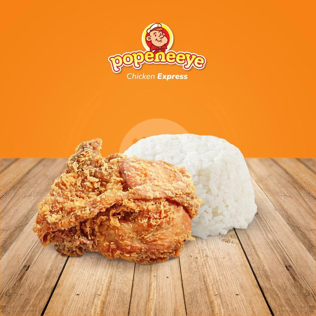 Pop 5 menu Popeneeye Chicken Express, Demangan Baru