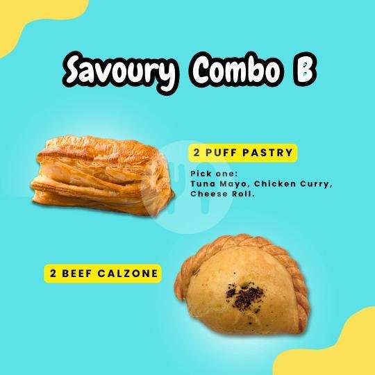 Savoury Combo B menu Hokkaido Baked Cheese Tart, Kota Kasablanka