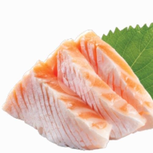 Salmon Belly Sashimi 5pcs menu Takiyo Sushi, Larangan Ciledug