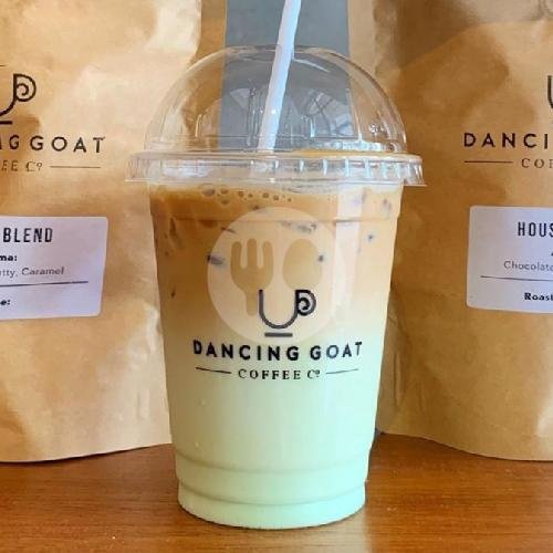Iced Pandan Latte menu Dancing Goat Coffee Co, Puri Indah