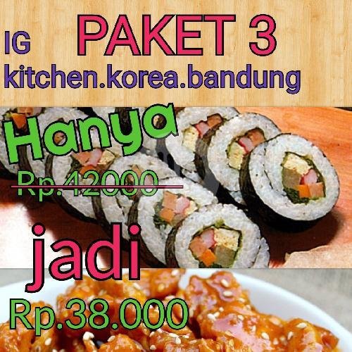 Paket Couple 1 menu Kitchen Korea, Obc Foodcourt
