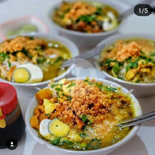 Soto Ati Ampela + Daging menu Soto Ayam Ambengan Cak Ndhut, Sewon