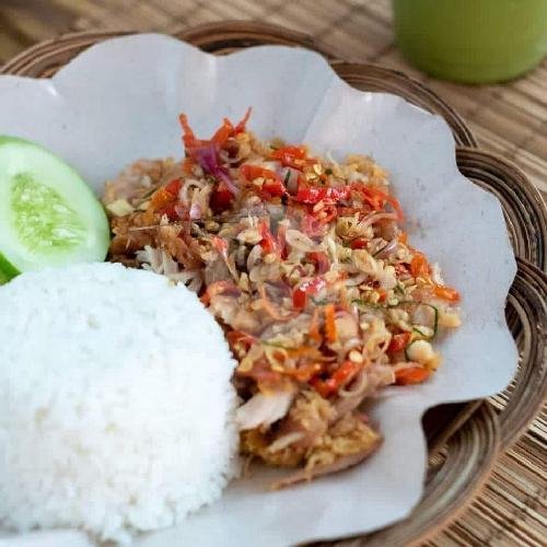 Nasi Ayam Geprek Sambel Matah menu Ayam Geprek Mantul Chaka, Palur