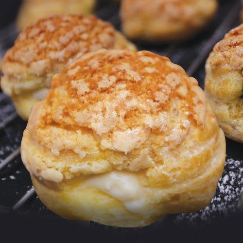 Vanilla Cream Puff menu DePastry Homemade, Sukun