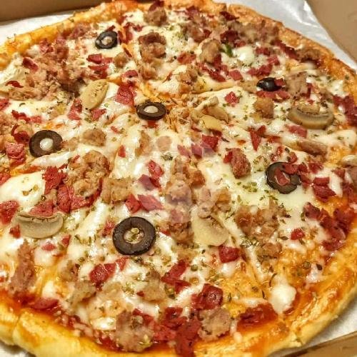 Pisroll menu Mokin Pizza & Burger, Batu