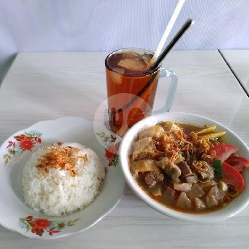 Soto Mie Bogor Daging + Nasi + Es Teh Manis menu Soto Mie Bogor Dan Mie Kocok Kang Enjam, HS Ronggowaluyo