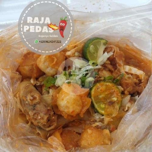 Seblak Cuangki Lidah + Tulang menu Seblak Raja Pedas, Sampiran