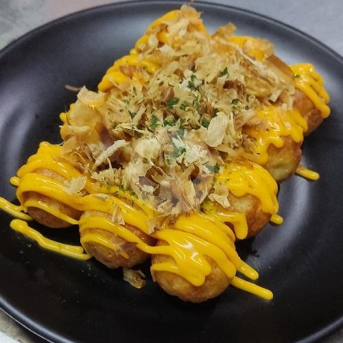 Takoyaki Saus Keju Isi 12pcs menu Takoyaki Joy Boy, Serua Indah