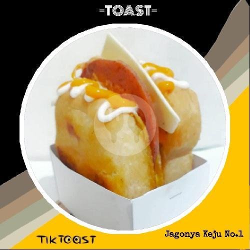 Egg Beef Patties menu Tiktoast, Cibeunting Kidul