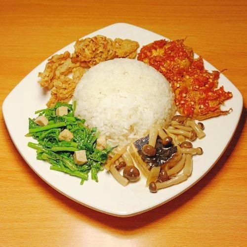 Nasi Putih menu Kehidupan Tidak Pernah Berakhir, Padjadjaran
