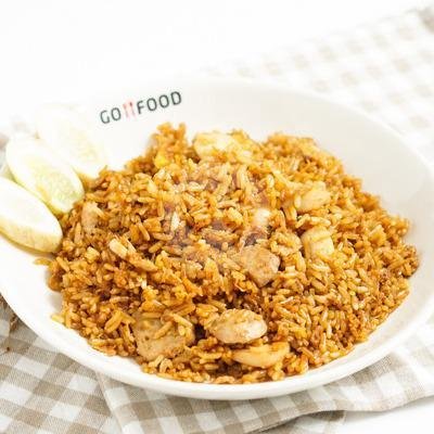 Nasi Godog menu Bakmi Jawa Pak Teguh Njero, Pasar Pleret