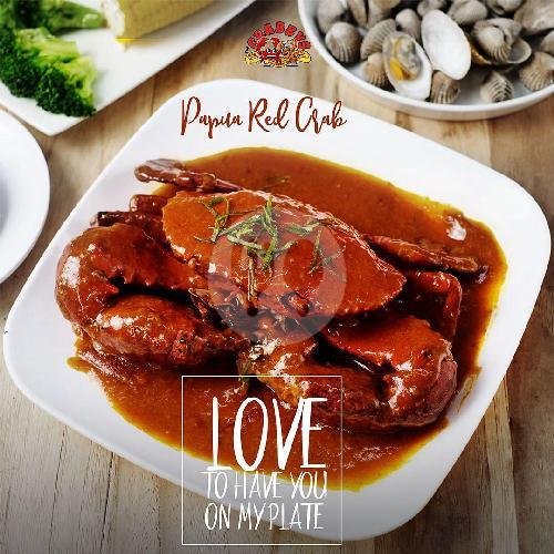 Caramelized Butter Crab Papua King menu The Crabbys Crab Lobster And Friends, Sidomukti