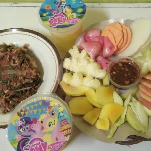 Jeruk Hangat ( Beli 5 Gratis 2 ) menu Rujak Alif, Antapani