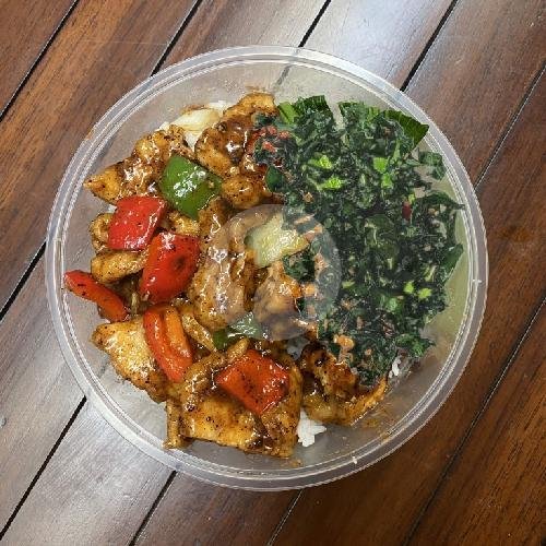 Rice Bowl Angsio Tahu Jepang Ayam menu Central Restaurant, Mangga Besar