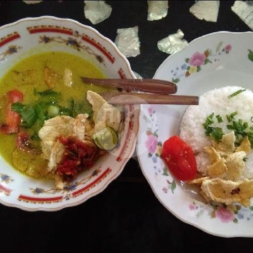 Lontong Gulai Cubadak The Padang Pasir + Telur + Kikil menu Buffet The Padang Pasir, Kampung Baru