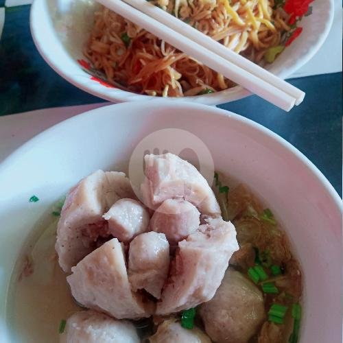 Yamin Kering Kuah Pisah Bakso Cincang menu Bakso & Mie Ayam Pakde, Bojongloa Kaler