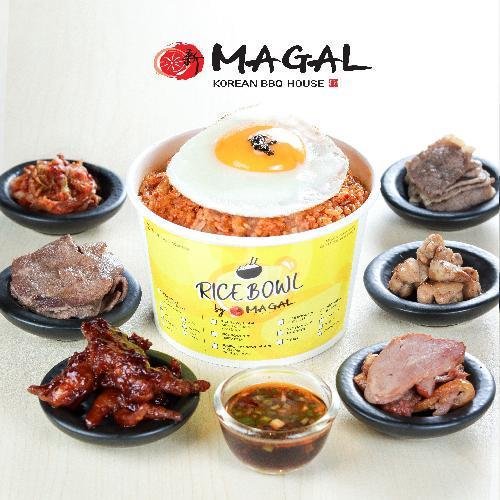 Rice Bowl 1 menu Magal Korean BBQ, Kuningan City
