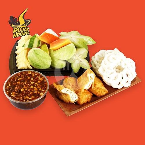 Rujak Premium + Tahu + Krupuk menu Rujak Ndower, Tlogomas