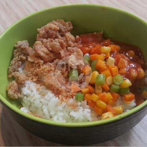 Rice Bowl Chicken Pop Bbq menu Warung De Cozzy, Watu Gong