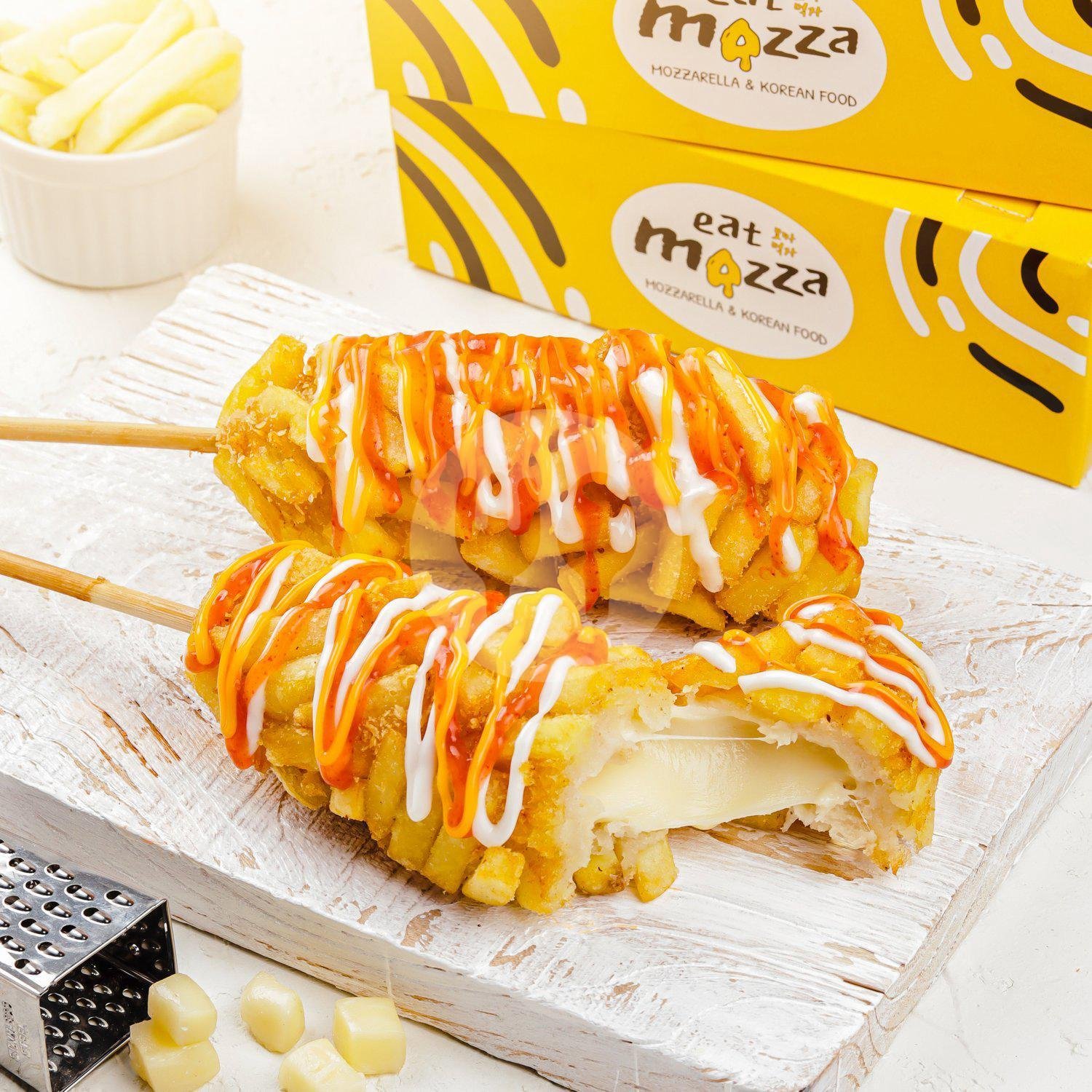 Mozza + Sausage Hotdog Potato menu Eatmozza Korean Food, Jl. Kaliurang