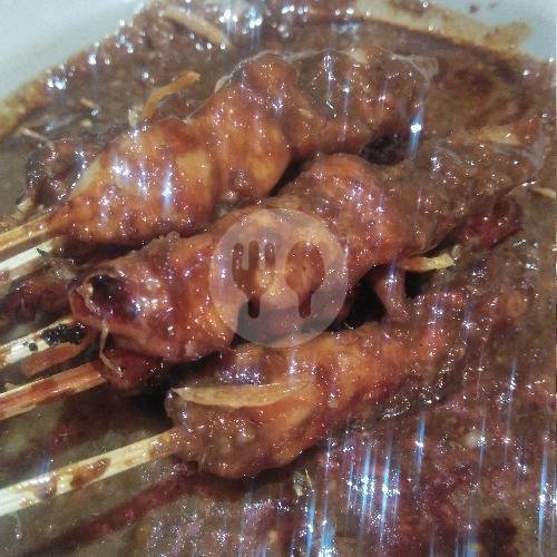 Sate Ayam Dan Nasi menu Sate Ayam & Sapi Madura Kang Fandy, Astana Anyar