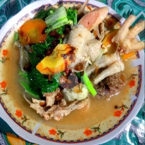 Capcay Ceker Dan Tulang menu Warung Sop dan Tongseng Ayam Family