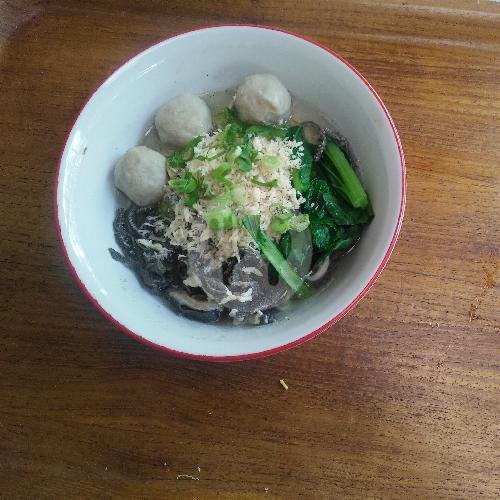 Yamin Baso + Babat menu Baso Akup, Cijagra