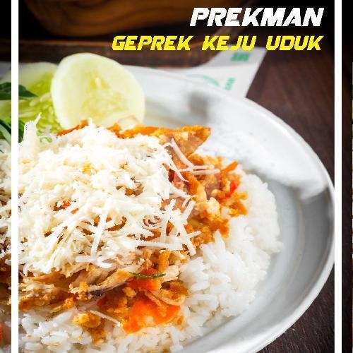 Geprek Mozarella Nasi Uduk menu Prekman Ayam Geprek, Tanjung Priok