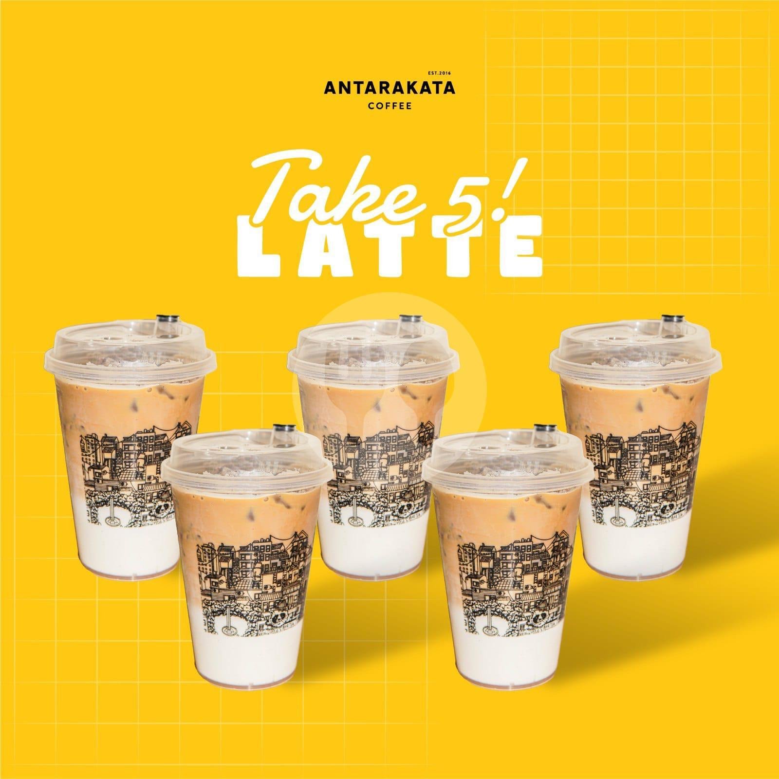 Ngganjel menu Antarakata Coffee, Majapahit