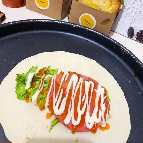 Kebab Ham Jumbo menu Ladren Toast, Lakarsantri